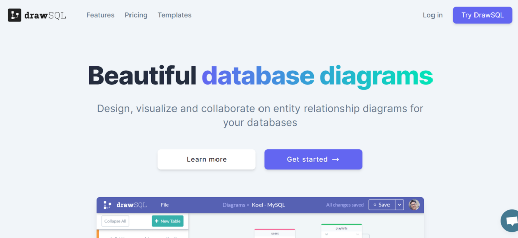 DrawSQL Review (2024): Simplifying Database Diagramming - ToolMinds